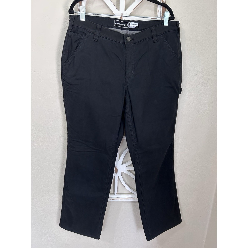 Carhartt Loose Fit Crawford Fleece Lined Carpenter Pant WOMENS 14 REGULAR *J154